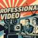 Professional Video ad Retro Style